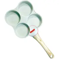Orange Donkey Gris 0.48 Poêle Pancake Multi Compartiments Poêle Inox Compatible Poêle Induction Revêtement Aluminium Cuisson Uniforme Omelettes Pancakes ?ufs Bacon Format Familial Type Casserole Induction