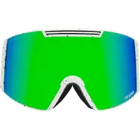 Pit Viper The Miami Nights Backslap Small Ski Goggles Blanc Blue-Green Revo/CAT3