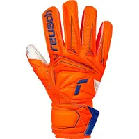 Reusch Attrakt Solid Finger Support Junior Goalkeeper Gloves Orange 5.5 Enfants