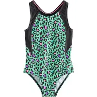Next Maillot de bain vert / violet / rose / noir