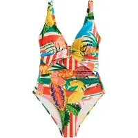 Next Maillot de bain 'Plunge' mélange de couleurs