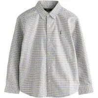 Next Chemise bleu / kaki / blanc