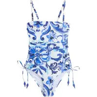 Next Maillot de bain bleu / bleu marine / turquoise / blanc