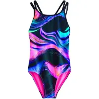 Next Maillot de bain aqua / bleu foncé / rose / noir