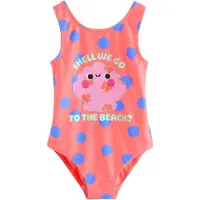 Next Maillot de bain bleu / saumon / orange foncé / fuchsia