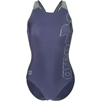 Arena Maillot de bain 'Scratchy' bleu foncé / olive