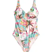 Next Maillot de bain 'Tummy' turquoise / vert / rose / rosé
