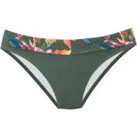 LASCANA Bas de bikini bleu / vert foncé / orange / rose