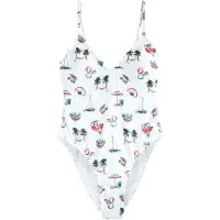 Next Maillot de bain sapin / rouge / noir / blanc