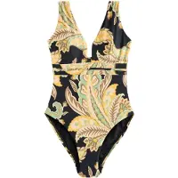 Next Maillot de bain modelant nude / camel / vert clair / noir