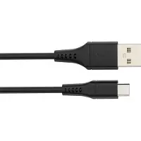 HQ Power Câble USB - USB 2.0 A to C 60W, nickel plaqué, câble TPE - 1 mètre (1 m, USB 2.0, 60 W)
