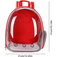 Generique Sac à dos à bulles pour animaux de compagnie, transport Portable, ventilé, Capsule d'espace transparente, confort avec sangle rembourrée