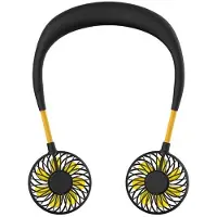 Generique Ventilateur de cou Portable, Mini refroidisseur d'air, Rechargeable par USB, petits outils personnels de refroidissement pour la maison et l'extérieur, nouveau, livraison directe