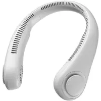 Generique Ventilateur Portable de sport paresseux suspendu au cou, refroidisseur d'air Rechargeable à 3 niveaux pour voyage Camping