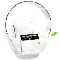 Yunong Ventilateur mural 2 en 1 avec télécommande, ventilateur sans feuilles, table murale, tête vibrante, télécommande, montage mural silencieux