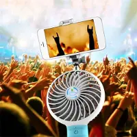 Generique 2000MAh ventilateur portatif portatif extérieur Mini ventilateur ventilateur de puissance Mobile Selfie bâton ventilateur