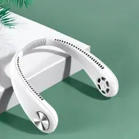 Generique Ventilateur de cou d'été sans feuilles, 6 Types, refroidisseur d'air, Rechargeable par USB