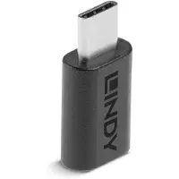 Lindy 41893 changeur de genre de câble USB 3.2 Type C Noir