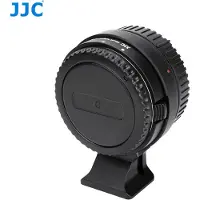 JJC CA EF RF Adaptateur de montage de lentille, Adaptateur d'objectif, Noir