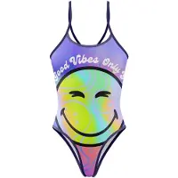 Otso Smiley World Vibes Swimsuit Violet S Femme