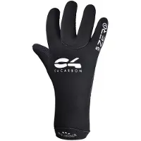 C4 Neoprene Zero Dry 5 Mm Gloves Noir S