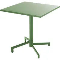 Oviala Table de jardin bistrot avec plateau rabattable 70cm vert cactus - Palavas