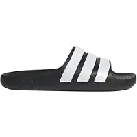 Adidas - Sandales de bain pour homme « Adilette Flow » PP4544 (44,5 EU) (blanc/noir)