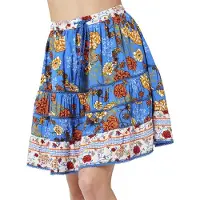 Superdry Vintage Embellished Mini Skirt Bleu M Femme