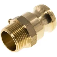 Tameson Coupleur Camlock DN 25 (1'') en laiton R filetage mâle 1'' type F MIL-C-27487