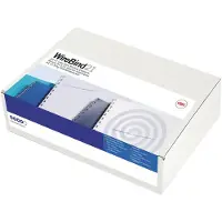 GBC MultiBind - 8 mm - 21 anneaux - A4 (210 x 297 mm) - 70 feuilles - argenté(e) - 100 unités fil de ligature - pour P/N: IB271212, IB271250