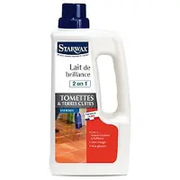 STARWAX Lait de brillance 2 en 1 tomettes et terres cuites 1L
