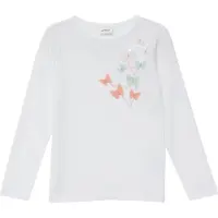 s.Oliver T-Shirt bleu clair / rose / blanc