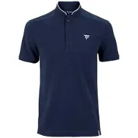 Tecnifibre Polo manches courtes Pique bleu S homme bleu S