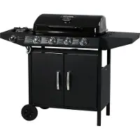 HABITAT ET JARDIN Barbecue gaz "Festa 5" - 5 brûleurs dont 1 latéral - 12.9 Kw- Noir