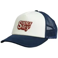 Superdry Vintage Trucker Cap Blanc,Bleu