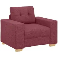 vidaXL Fauteuil canapé Bordeaux 100x78x80 cm Tissu