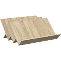 vidaXL Étagère à revues Chêne Sonoma 65 x 53 x 28,5 cm Matériau dérivé du bois