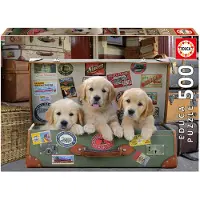 Educa - Chiens dans la valise 500 pièces puzzle