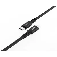 Microconnect MC-USB4-CC40LQ-1.5, 1,5 m, USB-C, USB-C, USB4 Gen 3x2, noir