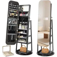 Vevor Armoire à bijoux pivotante à 360°