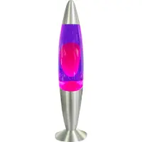 Blulaxa LED-Lava-Tischleuchte, 49984, 20W, 34 cm, rosa/lila