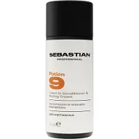 Sebastian Potion 9 : après-shampoing sans rinçage et crème coiffante, 50 ml
