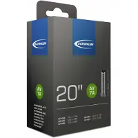 Schwalbe Av7a Chambre À Air 20x1 1/8-1 3/8 (500x28a) Valve Schrader Noir