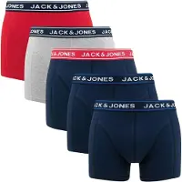 Jack & Jones Hector Solid Trunks Boxershorts Homme (lot de 5)