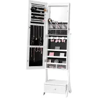 Vevor Armoire à Bijoux avec Miroir Pleine Longueur