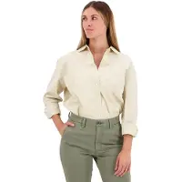 Dockers Original Long Sleeve Shirt Beige XS Femme