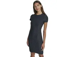 DKNY Dj6d9168 Short Sleeve Dress Noir M Femme