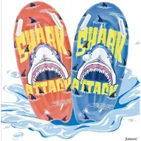 SunClub Planche de surf gonflable SHARK ATTACK bleu