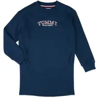 Tommy Hilfiger Robe enfant TOMMY PUFF FLOWER HWK DRESS LS filles - Marine - 4 ans