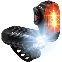 Lezyne Lite Drive 1200+ / Ktv Drive Pro+ Light Set Argenté 1200 / 150 Lumens